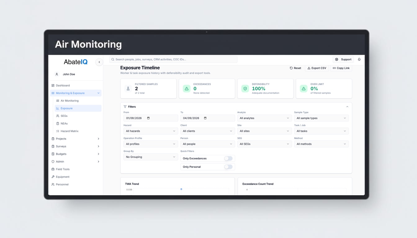 Air monitoring module